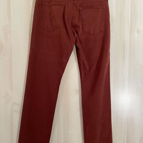 AG Adriano Goldschmied the graduate tailored leg rust pants jeans, size 14 - Picture 15 of 16